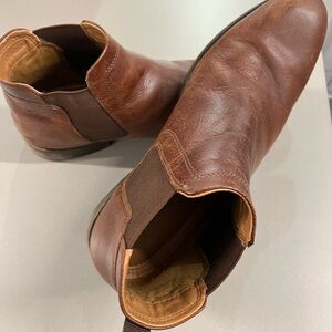 Men's Brown Leather Shoes used